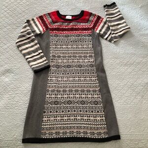Hanna Andersson fair isle sweater dress. Girls XL 14-16 women’s XS